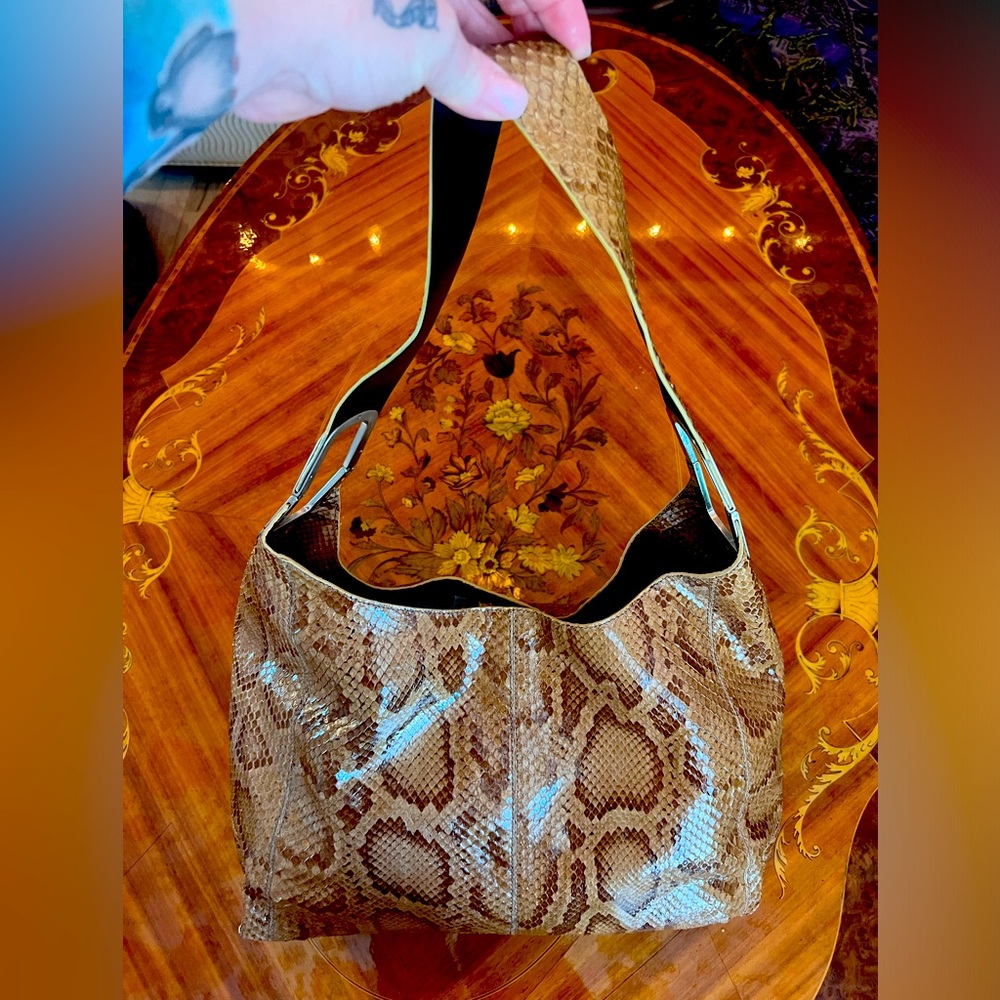 AUTHENTIC TOD’s genuine python shoulder bag